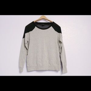 Basic Mesh Grey Sweater Long sleeve